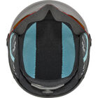 QUIZ VISOR, Black Blue Matte-Orange Gun, hi-res image number null